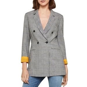 BCBGMaxAzria Glen Plaid Double-Breasted Blazer